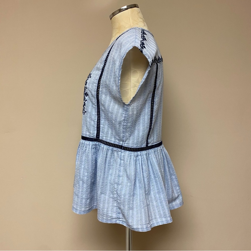 Nordstrom Caslon Cross-Stitch Blouse - Picture 3 of 6